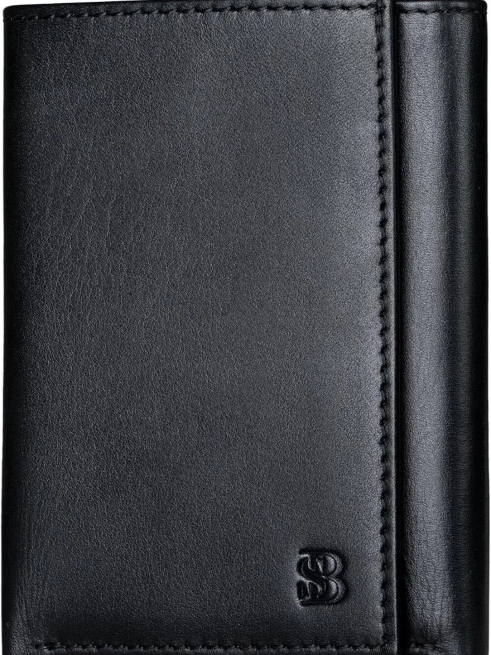 Slim RFID Blocking Leather Trifold Wallet for Men - 11 Card Slots, ID Window